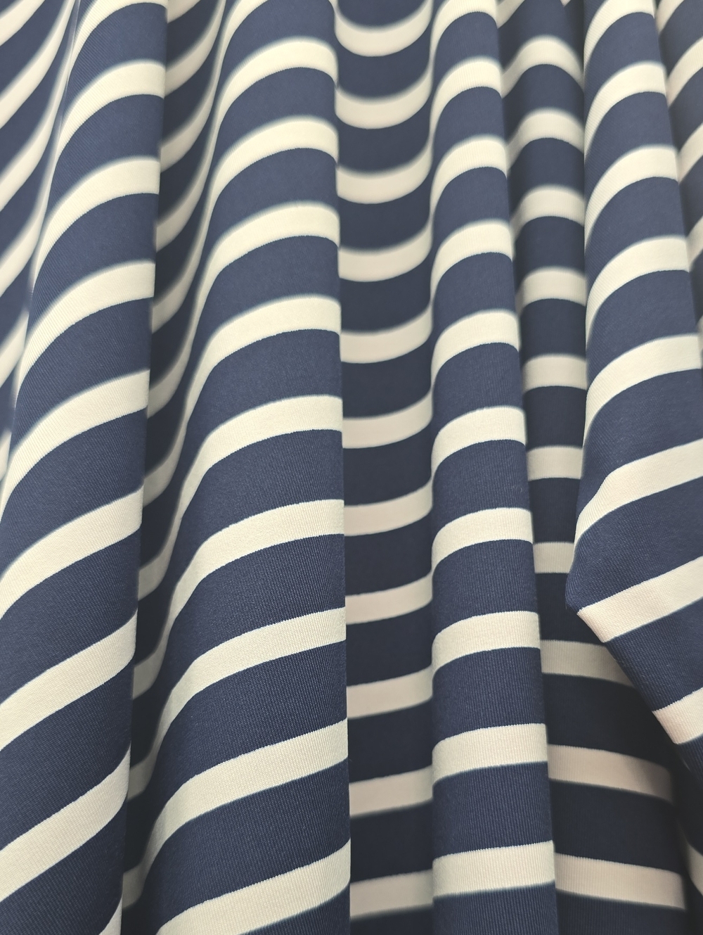 Lands' End Navy and Light Blue Striped Open Cardigan Size XL - Picture 6 of 7